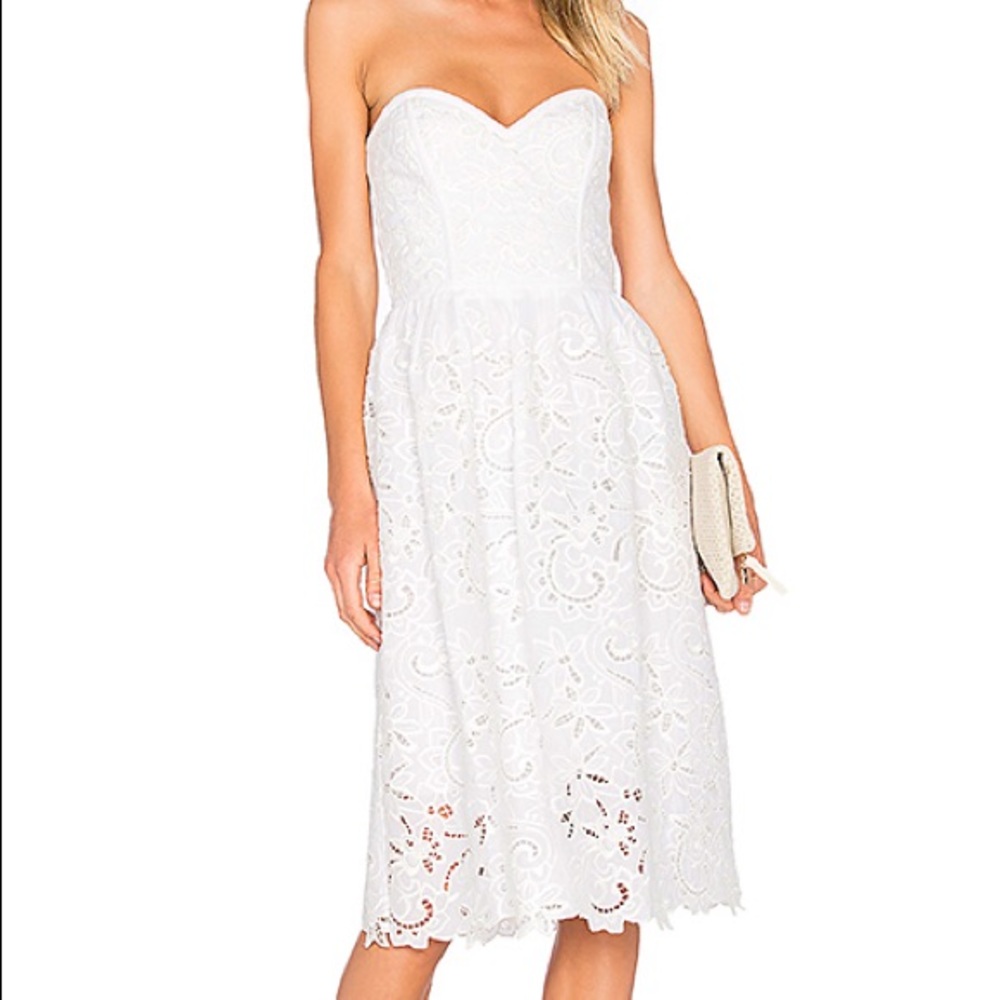 Parker Azalea White dress // bridal shower